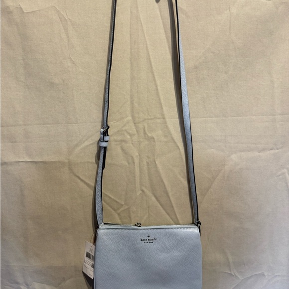 Kate Spade Blue Leather Crossbody Bag with Adjustable Strap - Picture 1 of 5